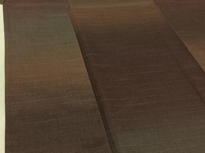 平和屋着物▽上質な紬 単衣 霞文 暈し染め 正絹 逸品 未使用 AABG1029jh