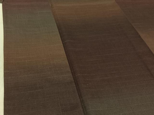 平和屋着物▽上質な紬 単衣 霞文 暈し染め 正絹 逸品 未使用 AABG1029jh