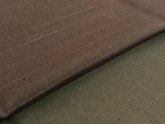 平和屋着物▽上質な紬 単衣 霞文 暈し染め 正絹 逸品 未使用 AABG1029jh