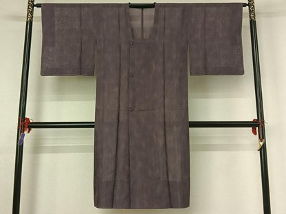 平和屋着物▽道行コート スリーシーズン 春夏秋 塵除け 霞文 暈し染め 正絹 逸品 AABG1032jh
