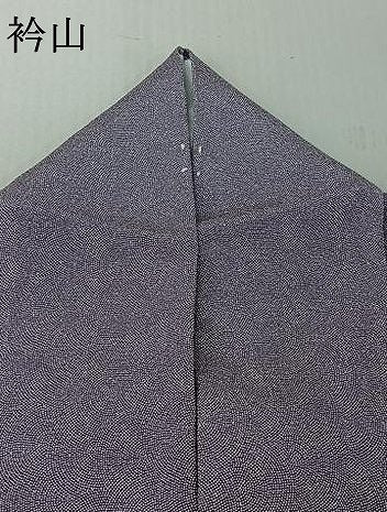 平和屋着物▽江戸小紋 単衣 鮫小紋柄 鬼しぼ縮緬 正絹 逸品 AABG1034jh