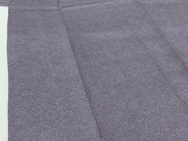平和屋着物▽江戸小紋 単衣 鮫小紋柄 鬼しぼ縮緬 正絹 逸品 AABG1034jh