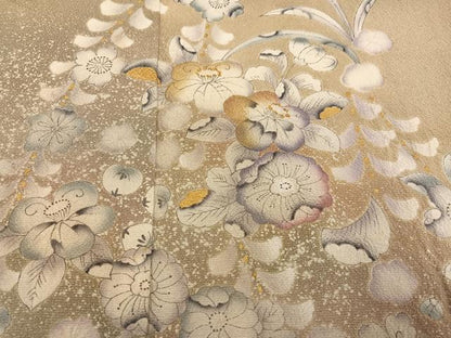 平和屋着物●訪問着 辻が花 暈し染め 金彩 正絹 逸品 AABG1042ph