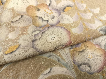 平和屋着物●訪問着 辻が花 暈し染め 金彩 正絹 逸品 AABG1042ph