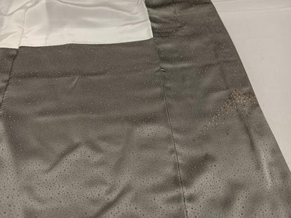 平和屋着物●訪問着 刺繍 色紙散らし 金彩 金通し地 正絹 逸品 未使用 AABG1043ph