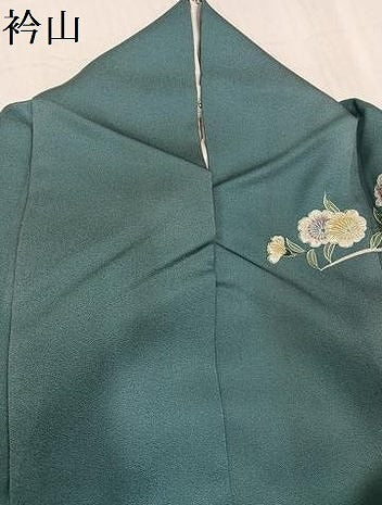 平和屋着物●訪問着 草花文 暈し染め 金彩 さが美扱い 正絹 逸品 AABG1046ph