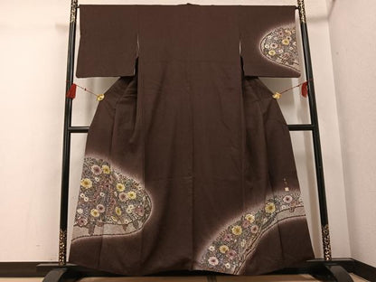 平和屋着物●訪問着 作家物 林淳一 辻が花 暈し染め 正絹 逸品 AABG1051ph