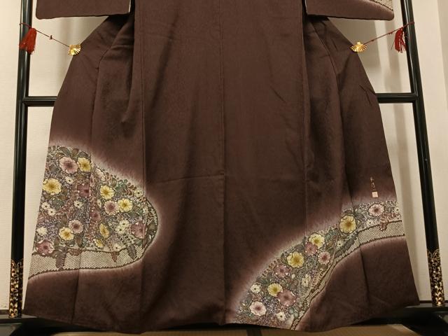 平和屋着物●訪問着 作家物 林淳一 辻が花 暈し染め 正絹 逸品 AABG1051ph