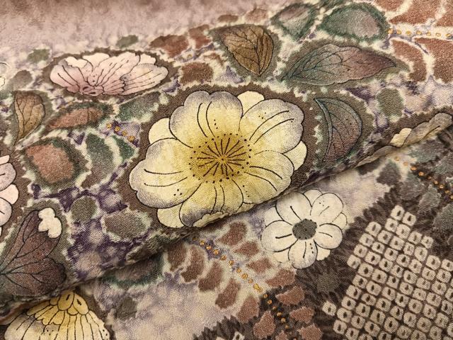 平和屋着物●訪問着 作家物 林淳一 辻が花 暈し染め 正絹 逸品 AABG1051ph