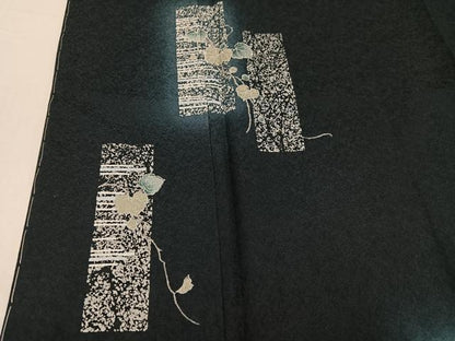 平和屋着物●訪問着　蔦の葉文　暈し染め　正絹　逸品　未使用　AABG1067ph