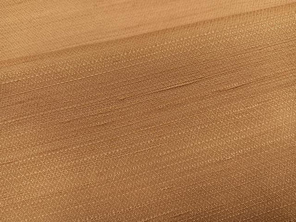 平和屋着物●上質な紬　色無地　江戸茶色　正絹　逸品　AABG1069ph
