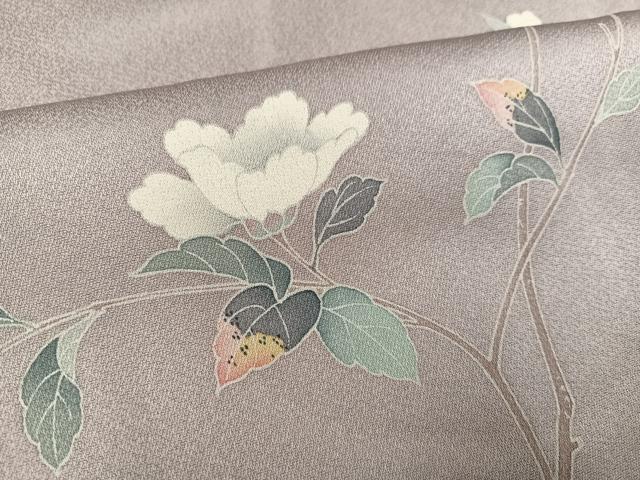 平和屋着物●訪問着　友禅　花鳥文　暈し染め　正絹　逸品　AABG1078ph