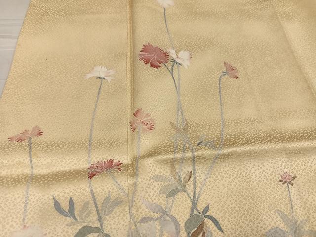 平和屋着物●訪問着　友禅　枝花文　暈し染め　鈴乃屋扱い　正絹　逸品　AABG1086ph