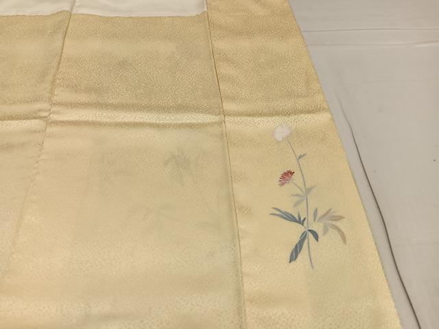 平和屋着物●訪問着　友禅　枝花文　暈し染め　鈴乃屋扱い　正絹　逸品　AABG1086ph
