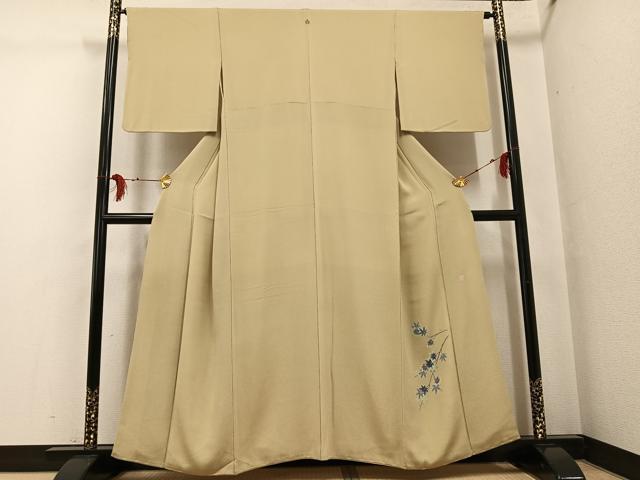 平和屋着物●人間国宝・羽田登喜男　色留袖　楓文　正絹　逸品　AABG1090ph