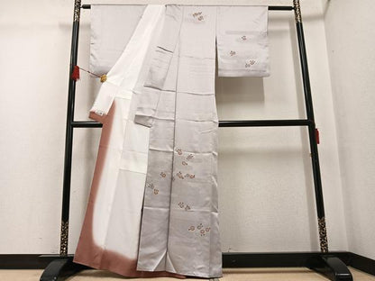 平和屋着物●洗える最高級着物　＜英＞はなぶさ謹製　訪問着　舞花文　AABG1109ph