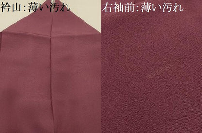 平和屋着物■訪問着　風景文　暈し染め　金彩　反端付き　正絹　逸品　AABG1122sx