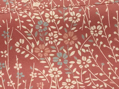 平和屋着物■上質な小紋 草花文 伊勢丹扱い 正絹 逸品 AABG1126sx
