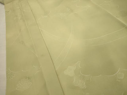 平和屋着物■上質な小紋　地紋起こし　雲取り花文　暈し染め　正絹　逸品　AABG1131sx