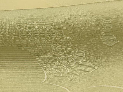 平和屋着物■上質な小紋　地紋起こし　雲取り花文　暈し染め　正絹　逸品　AABG1131sx