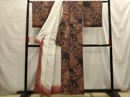 平和屋着物■上質な小紋　鴛鴦花宝尽くし　正絹　逸品　AABG1151sx