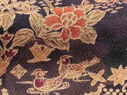 平和屋着物■上質な小紋　鴛鴦花宝尽くし　正絹　逸品　AABG1151sx