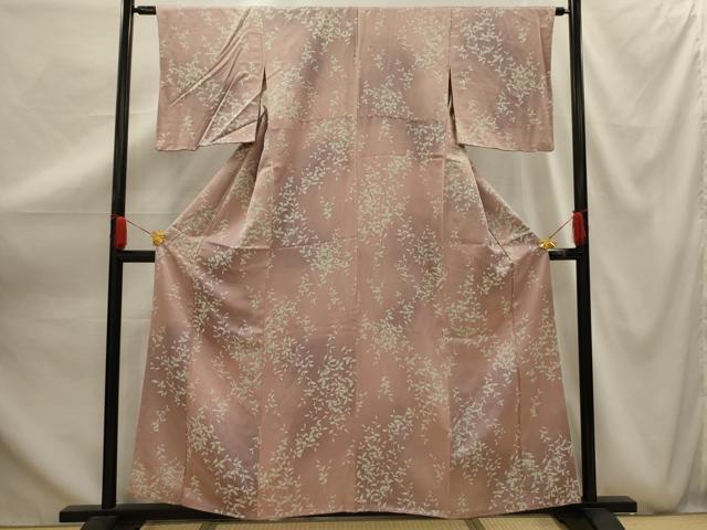 平和屋着物■上質な小紋　南天文　暈し染め　正絹　逸品　AABG1170sx