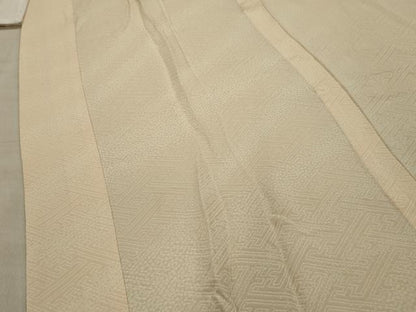 平和屋着物■長襦袢　無双仕立て　紗綾型地紋　正絹　逸品　AABG1173sx