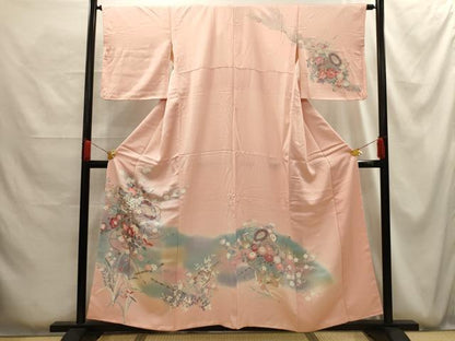 平和屋着物■訪問着　花楽器文　暈し染め　正絹　逸品　AABG1196sx