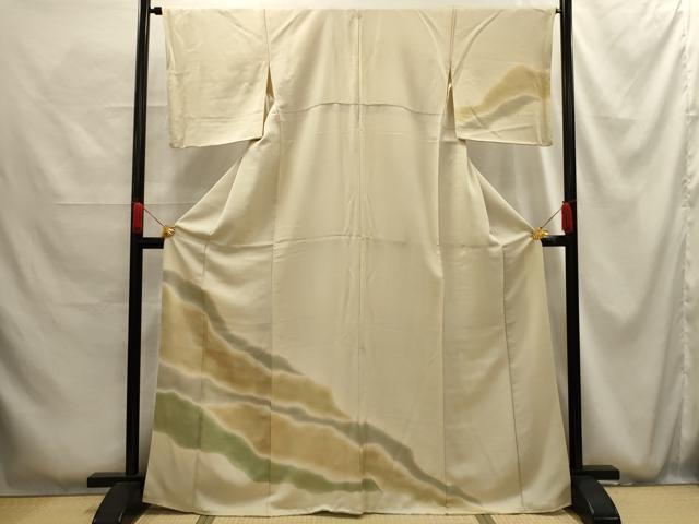 平和屋着物■訪問着　霞文　暈し染め　正絹　逸品　AABG1206sx