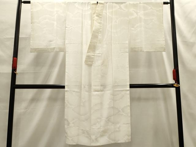 平和屋着物■長襦袢 無双仕立て 雲地紋 正絹 逸品 AABG1224sx