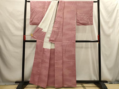 平和屋着物■上質な小紋　霞文　暈し染め　正絹　逸品　AABG1253sx