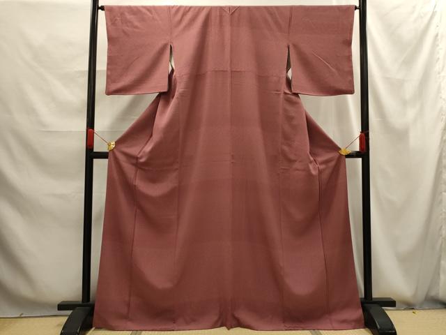 平和屋着物■江戸小紋　訪問着　横段花文　正絹　逸品　AABG1268sx