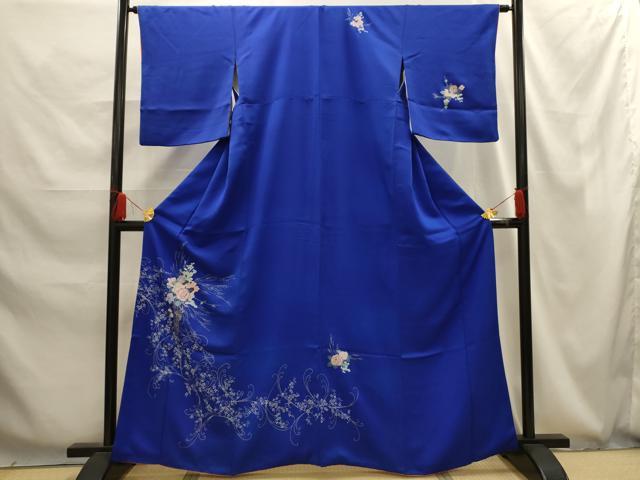 平和屋着物■訪問着 草花文 金銀彩 正絹 逸品 AABG1271sx