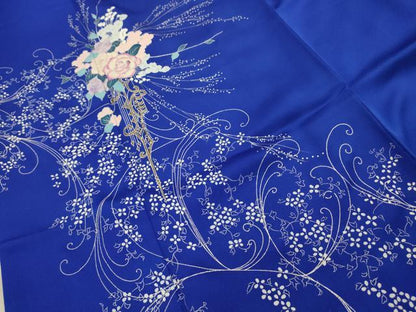 平和屋着物■訪問着 草花文 金銀彩 正絹 逸品 AABG1271sx