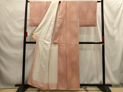 平和屋着物■上質な小紋 青海波地紋 暈し染め 正絹 逸品 AABG1276sx