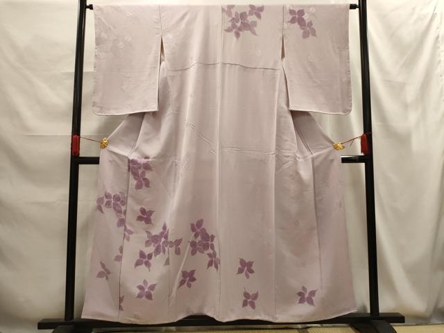 平和屋着物■訪問着 地紋起こし 舞花文 正絹 逸品 AABG1281sx