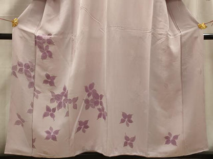 平和屋着物■訪問着 地紋起こし 舞花文 正絹 逸品 AABG1281sx