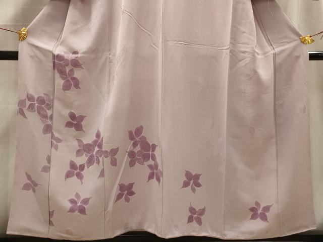平和屋着物■訪問着 地紋起こし 舞花文 正絹 逸品 AABG1281sx