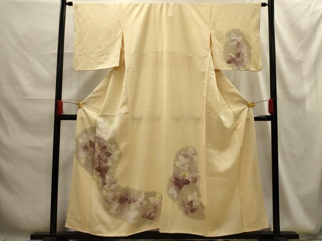 平和屋着物■訪問着　舞花文　正絹　逸品　AABG1285sx