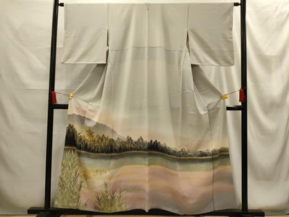 平和屋着物■豪華色留袖 泰常 風景文 暈し染め 金彩 正絹 逸品 AABG1308sx