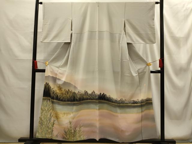 平和屋着物■豪華色留袖 泰常 風景文 暈し染め 金彩 正絹 逸品 AABG1308sx