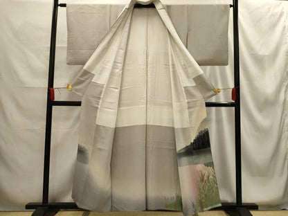平和屋着物■豪華色留袖 泰常 風景文 暈し染め 金彩 正絹 逸品 AABG1308sx
