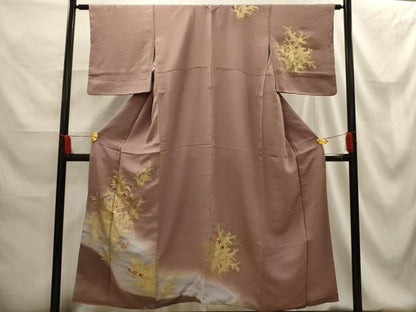 平和屋着物■訪問着　横笛　暈し染め　金彩　正絹　逸品　AABG1376sx