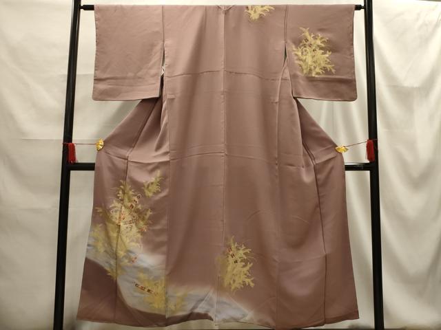 平和屋着物■訪問着　横笛　暈し染め　金彩　正絹　逸品　AABG1376sx