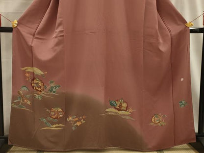 平和屋着物■訪問着　作家物　鳴り物　暈し染め　正絹　逸品　AABG1382sx