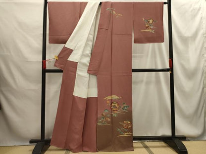 平和屋着物■訪問着　作家物　鳴り物　暈し染め　正絹　逸品　AABG1382sx