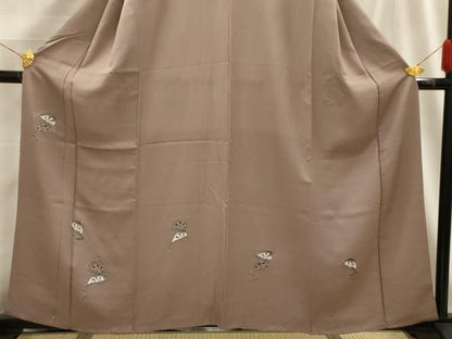 平和屋着物■訪問着 流水片輪車文 金彩 正絹 逸品 AABG1389sx