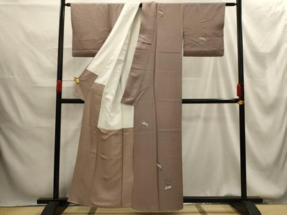 平和屋着物■訪問着 流水片輪車文 金彩 正絹 逸品 AABG1389sx