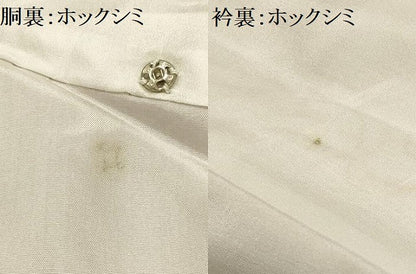 平和屋着物■訪問着 刺繍 地紙風景文 暈し染め 金糸 正絹 逸品 AABG1390sx